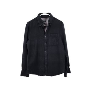 Magaschoni Men's Cotton  Button Down Pocket Shirt - M